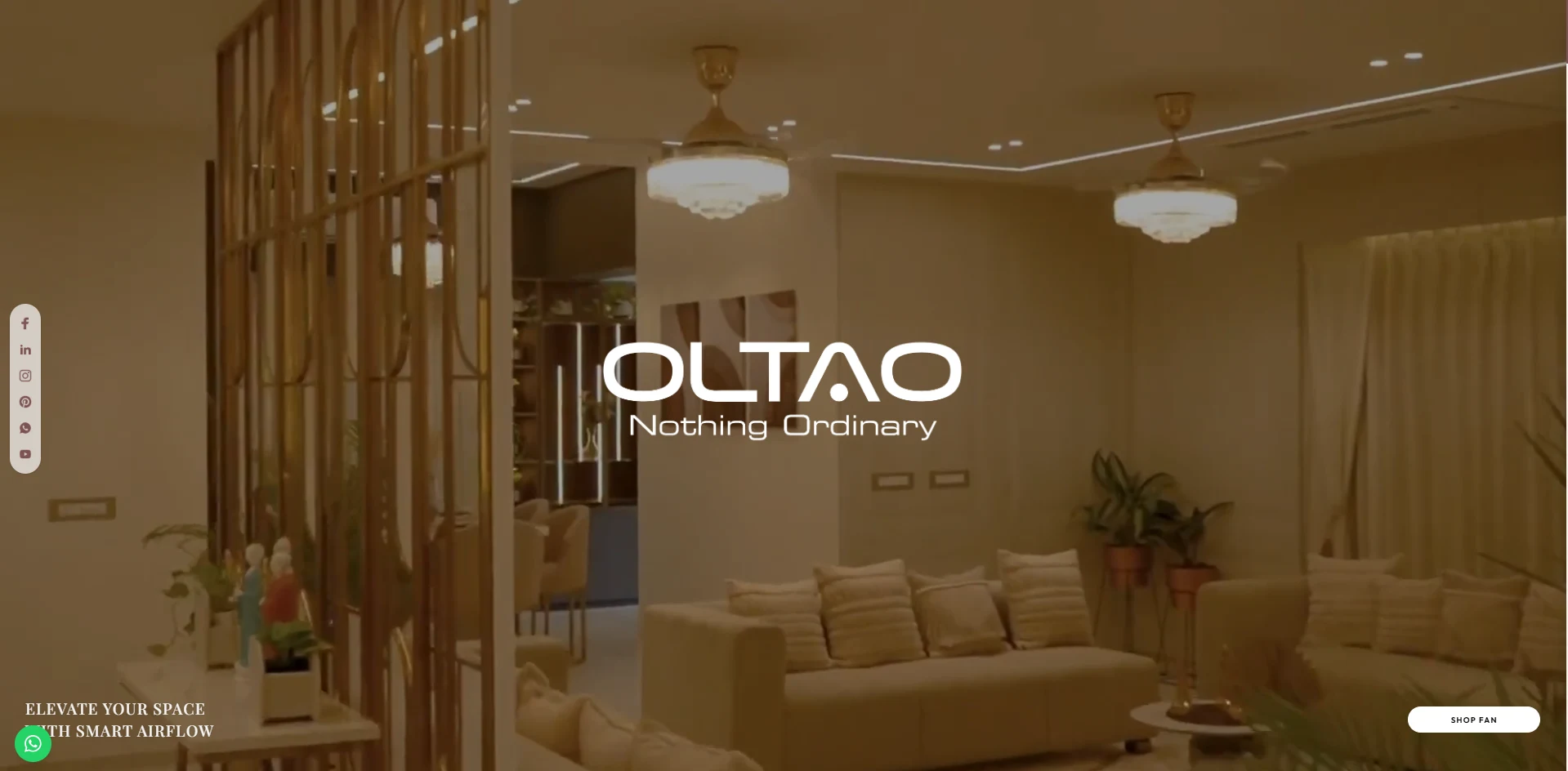 Oltao Luxury Fans interface 1
